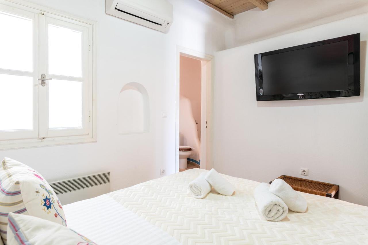 Yalos Mykonos Ornos Pouli Private Apartments W Shared Swimming Pool Mykonos Town Екстериор снимка