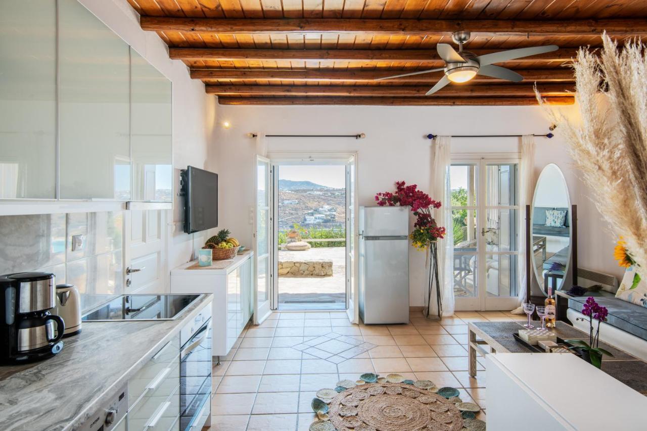 Yalos Mykonos Ornos Pouli Private Apartments W Shared Swimming Pool Mykonos Town Екстериор снимка