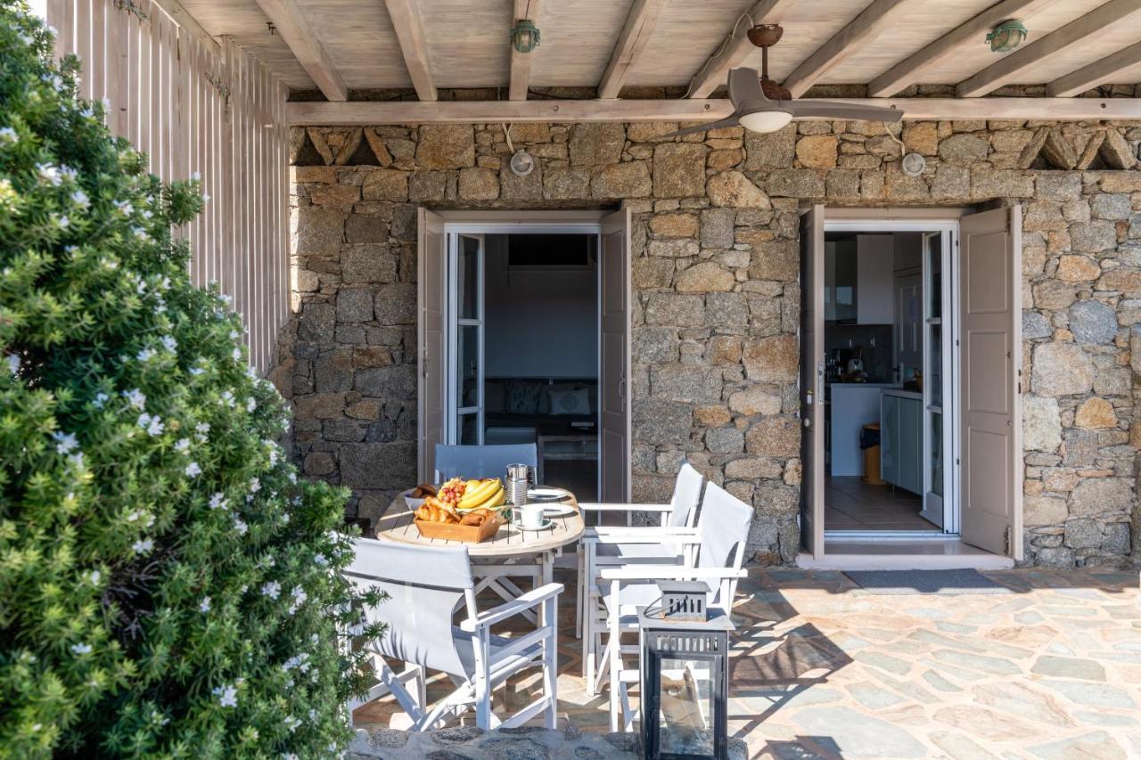 Yalos Mykonos Ornos Pouli Private Apartments W Shared Swimming Pool Mykonos Town Екстериор снимка