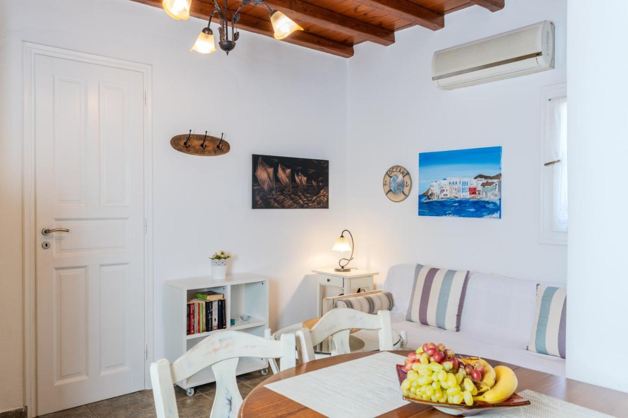 Yalos Mykonos Ornos Pouli Private Apartments W Shared Swimming Pool Mykonos Town Екстериор снимка