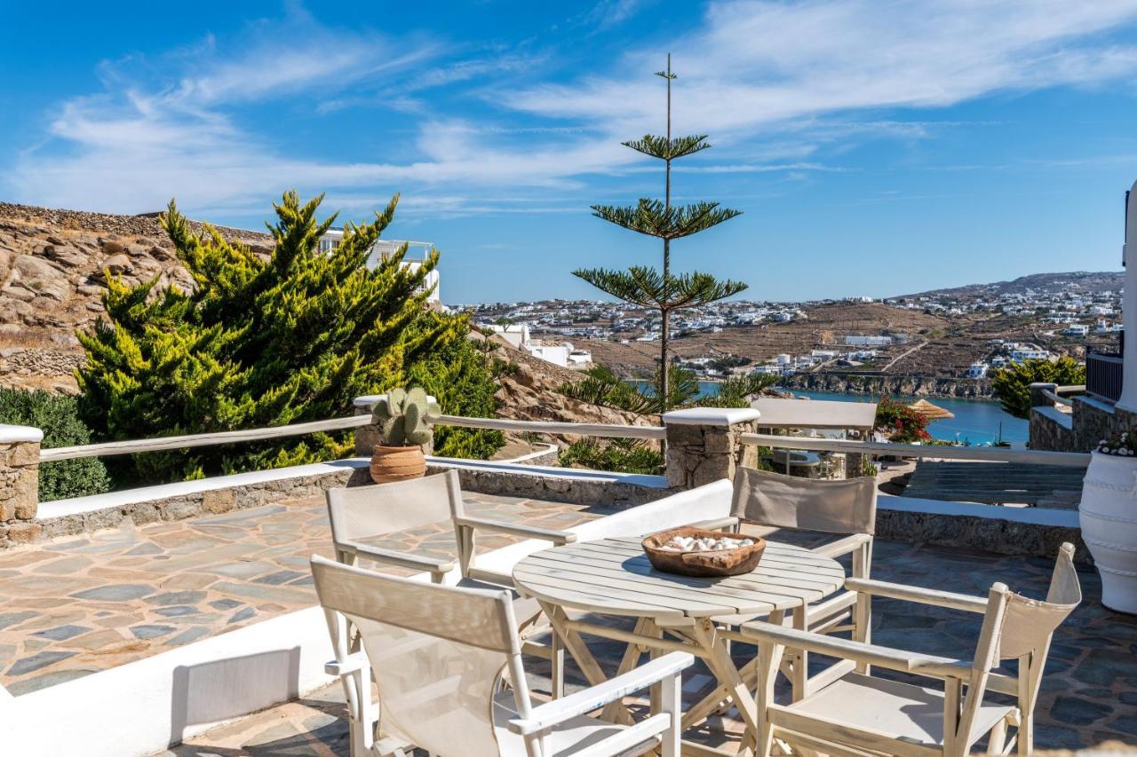 Yalos Mykonos Ornos Pouli Private Apartments W Shared Swimming Pool Mykonos Town Екстериор снимка