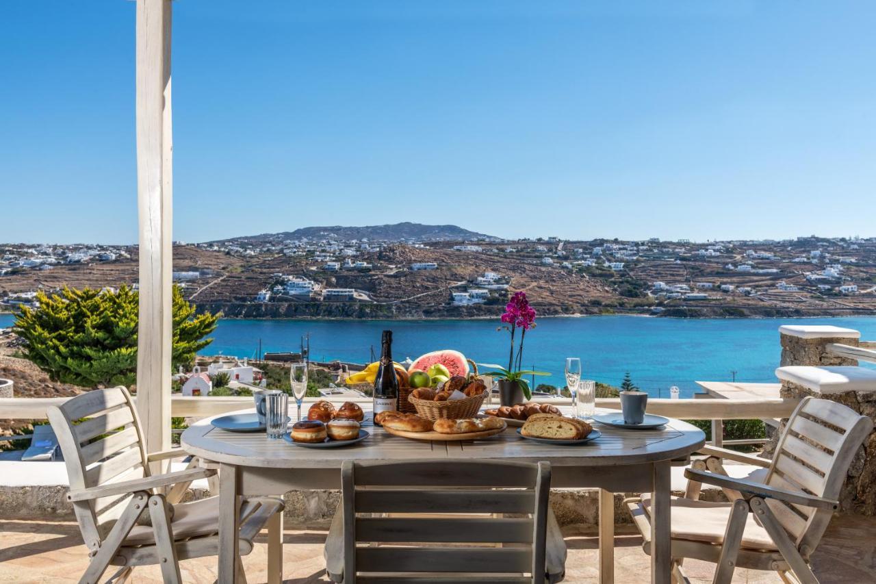 Yalos Mykonos Ornos Pouli Private Apartments W Shared Swimming Pool Mykonos Town Екстериор снимка