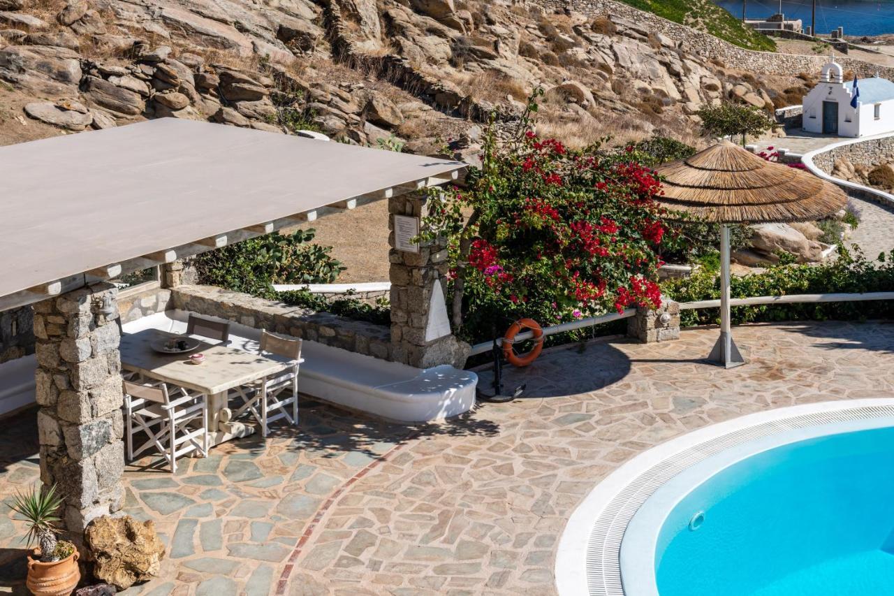 Yalos Mykonos Ornos Pouli Private Apartments W Shared Swimming Pool Mykonos Town Екстериор снимка