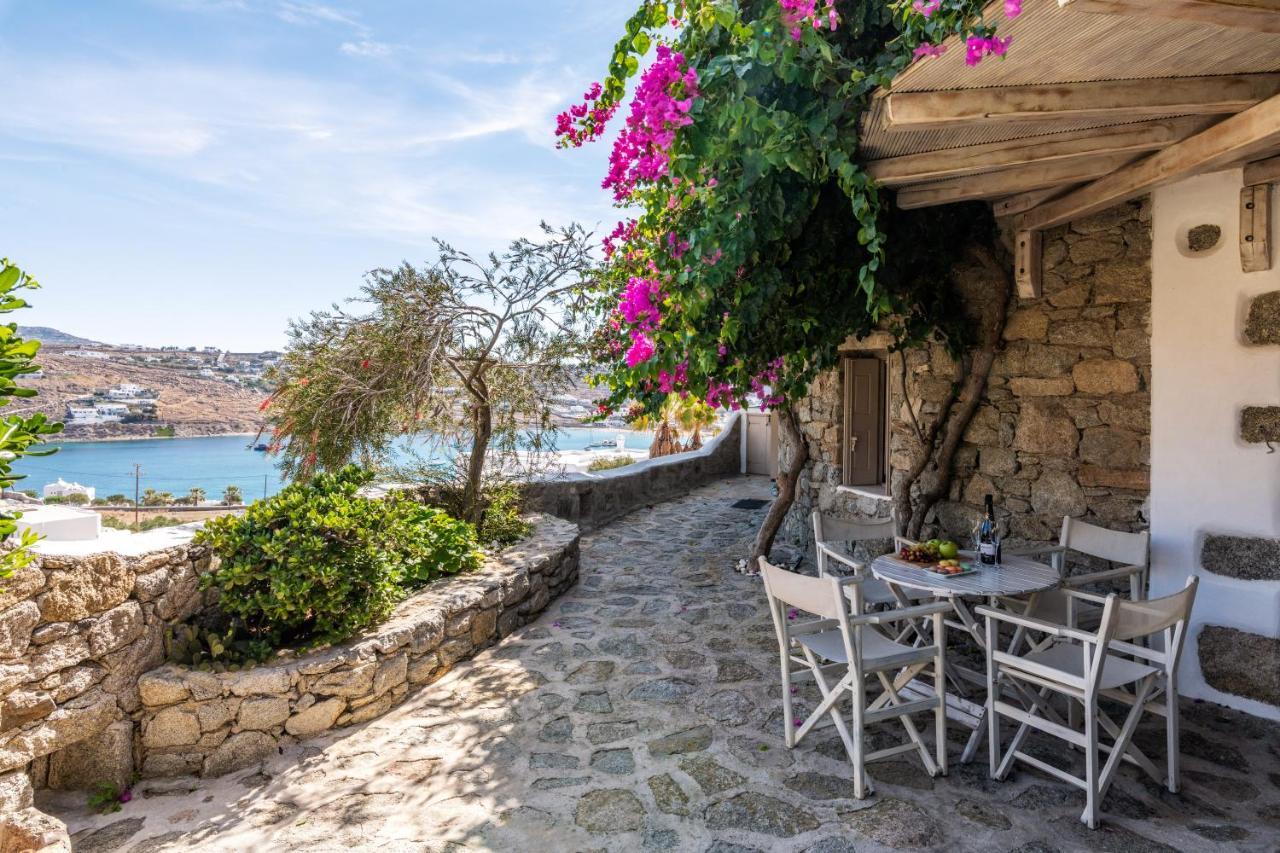 Yalos Mykonos Ornos Pouli Private Apartments W Shared Swimming Pool Mykonos Town Екстериор снимка